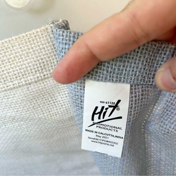 Woven jute tote bag from The Spa at Sea Island Cloister - Picture 5 of 5